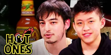 Joji and Rich Brian Play the Newlywed Game While Eating Spicy Wings