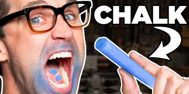 We Try Chalk Eating ASMR (Expectation vs. Reality)