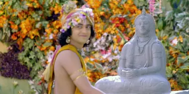 Krishna Builds Radha's Idol