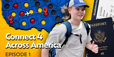 We Played Connect 4 by Traveling to Actual US States