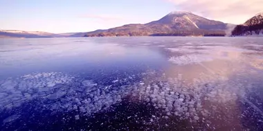 Winter in Lake Akan