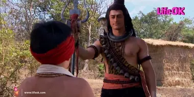 Mahadev blesses a boy