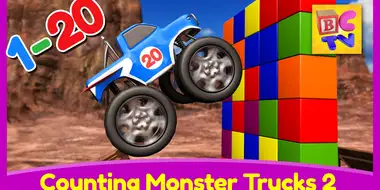 Counting Monster Trucks Part 2 - 1 to 20