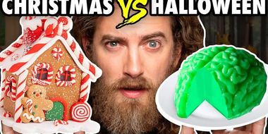 Christmas vs. Halloween Food Challenge