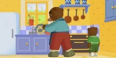 Little Brown Bear makes pancakes