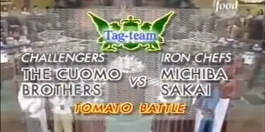 Michiba and Sakai vs The Cuomo Brothers (Tomato Battle)