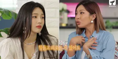 Why did Joy of Red Velvet shed tears during the interview?