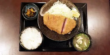 Shoulder Rosukatsu Set Meal of Honcho, Ageo City, Saitama Prefecture