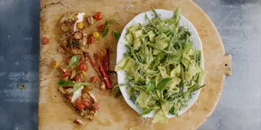 Swedish Meatballs and Pasta Pesto