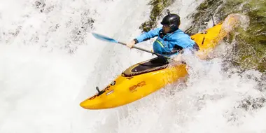 Kayaking Over Rapids of the Sakazuki River