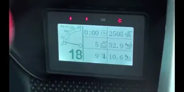 Multifunction in-car OBD-II LCD Display