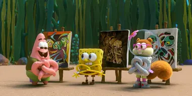 Painting with Squidward