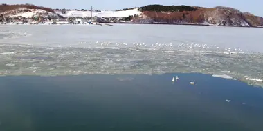 Lake Akkeshi in Winter