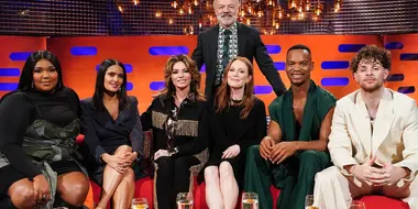 Salma Hayek Pinault, Shania Twain, Julianne Moore, Johannes Radebe, Lizzo and Tom Grennan