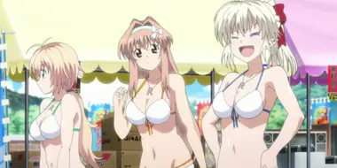 The Demon Lord's Daughter Is Tending to Customers in a Swimsuit