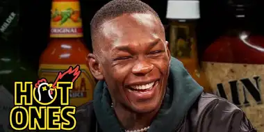 Israel Adesanya Gives Thanks While Eating Spicy Wings