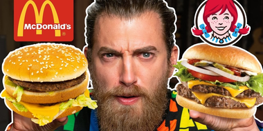 McDonald's vs. Wendy's Taste Test | FOOD FEUDS