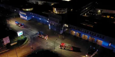 Nighttime container fire | Resuscitation after traffic accident