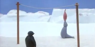 Pingu Plays Fish Tennis