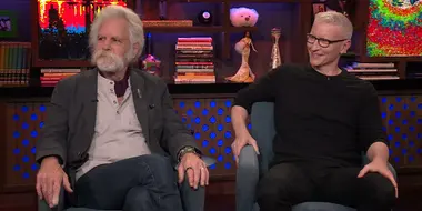Bob Weir and Anderson Cooper