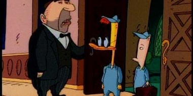 Duckman and Cornfed in 'Haunted Society Plumbers'