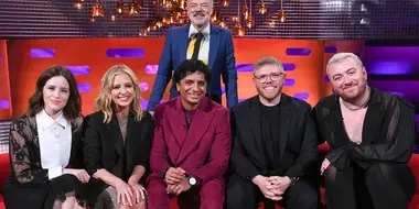 Claire Foy, Sarah Michelle Gellar, M. Night Shyamalan, Rob Beckett and Sam Smith