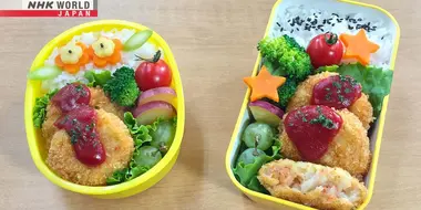 Butter-Soy Sauce Shrimp Bento & Ebi Katsu Bento