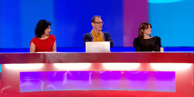 Claudia Winkleman, Shappi Khorsandi, Jamelia, Charlie Clements