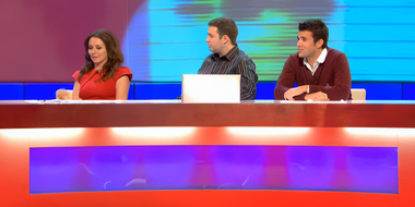 James Corden, Steve Jones, Gabby Logan, Carol Vorderman