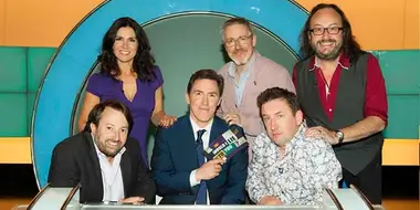 Griff Rhys Jones, Susanna Reid, Jimmy Carr, Dave Myers