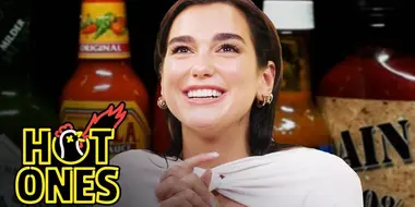 Dua Lipa Sweats from Her Eyes While Eating Spicy Wings