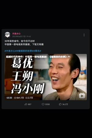 《编辑部的故事》解说——木鱼水心