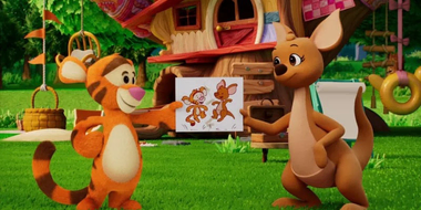 Fixing Tigger's Torn Drawing