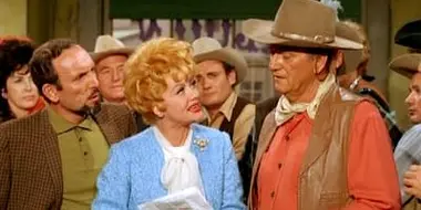 Lucy and John Wayne