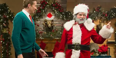 Zach Galifianakis Wears a Santa Suit
