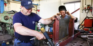 Welding and windmill platform