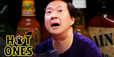 Ken Jeong Performs a Physical While Eating Spicy Wings