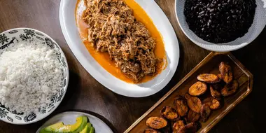 Ropa Vieja and Frijoles