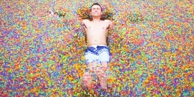 Swimming in Orbeez