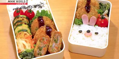 Kakiage Sandwich Bento & Veggie Menchi-Katsu Bento