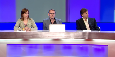 Richard Madeley, Mel Giedroyc, Lee Mack, Simon Amstell