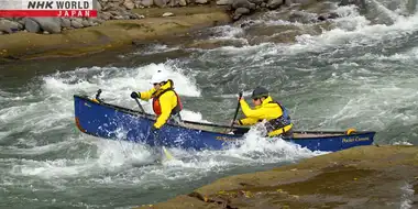 Canoeing Down the Akan River