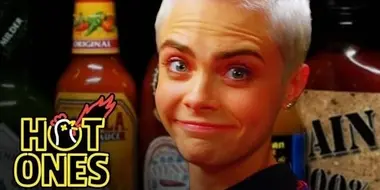 Cara Delevingne Shows Her Hot Sauce Balls While Eating Spicy Wings