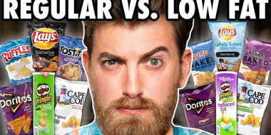 Low Fat vs. Regular Chips Taste Test