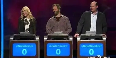 Nikki Glaser, Judd Apatow, David Koechner