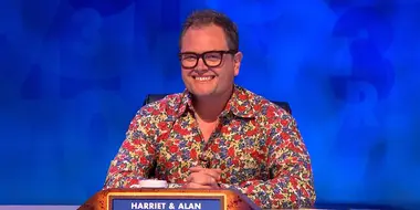 Alan Carr, Harriet Kemsley, Jonathan Ross, Maisie Adam