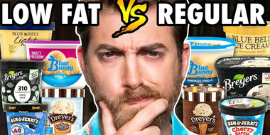 Low Fat vs. Regular Ice Cream Taste Test