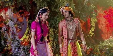 Radha, Krishna Break the Fast