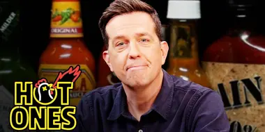 Ed Helms Needs a Mouth Medic While Eating Spicy Wings