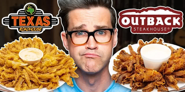 Texas Roadhouse vs. Outback Steakhouse Taste Test | FOOD FEUDS